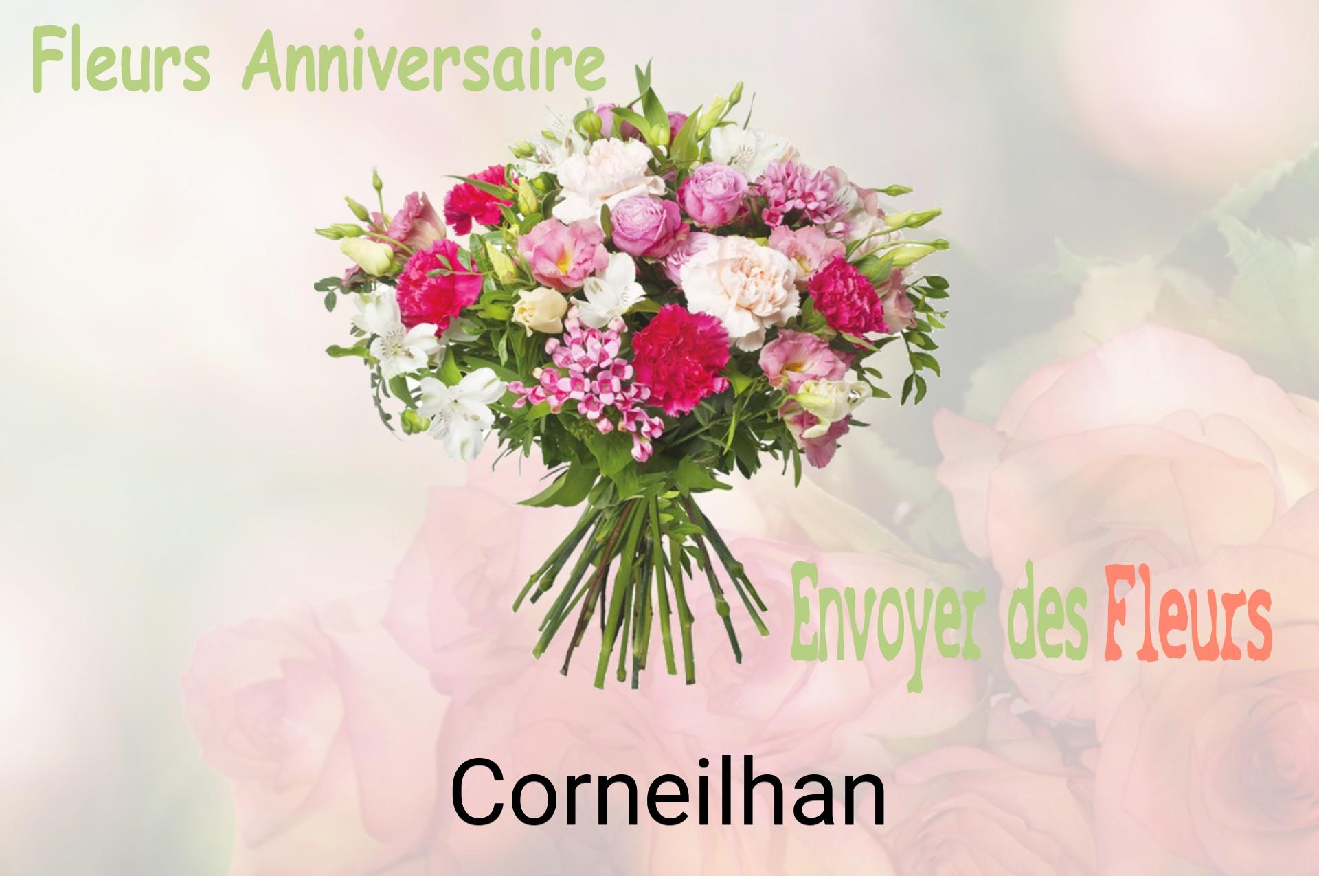 Bouquet de fleurs d’anniversaire livré à Corneilhan
